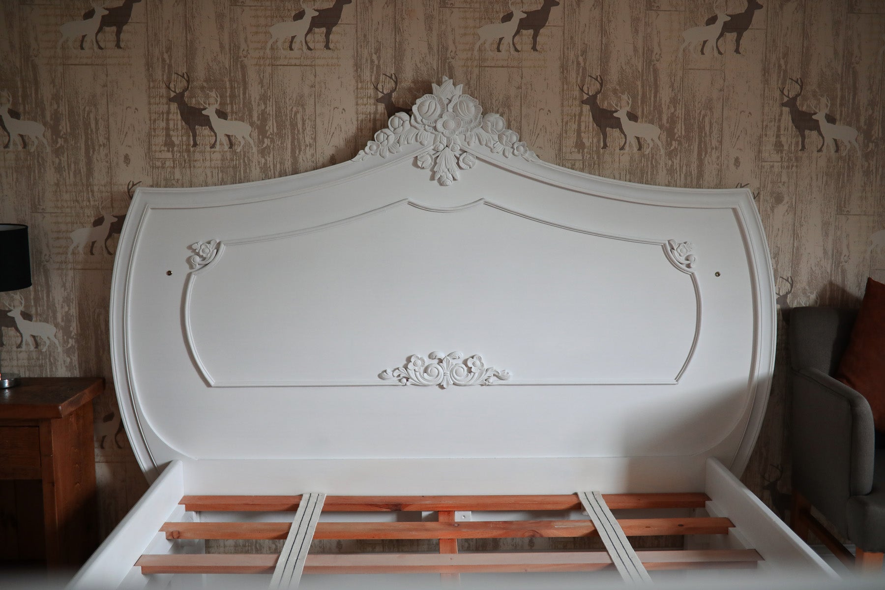 Louis French Cot Bed in White. Free Delivery & Assembly.